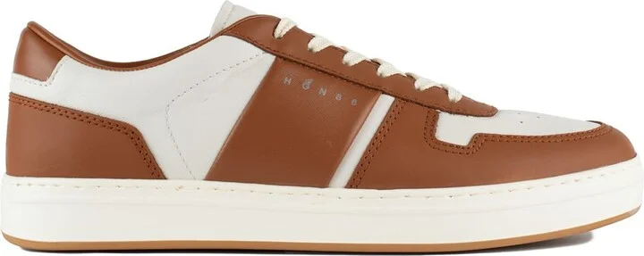 Hogan H-Tv White And Brown Sneakers