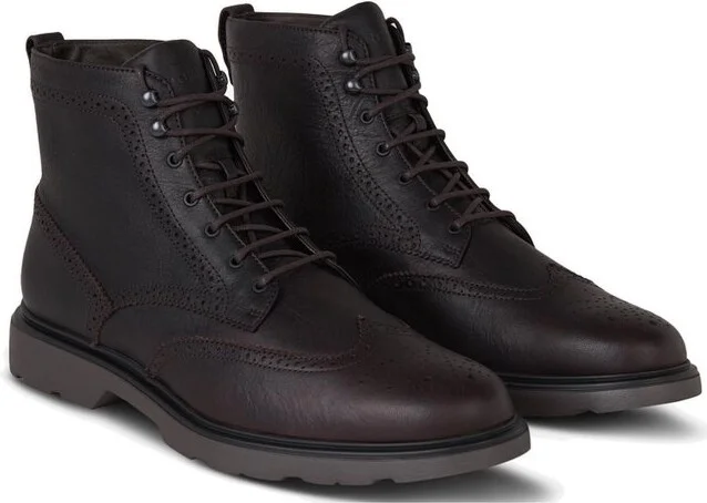 Hogan H393 Ankle Lace-Up Boots