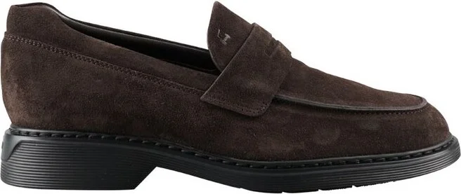 Hogan H576 Almond-Toe Loafers