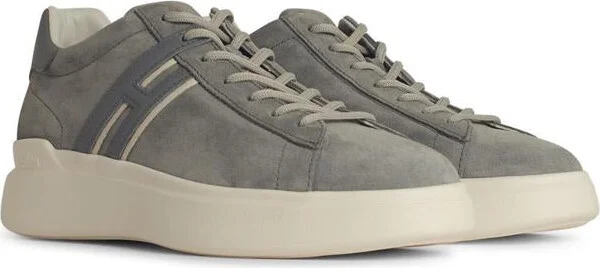 Hogan 'H581' Grey Suede Sneakers - Image 2