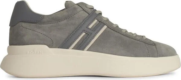 Hogan 'H581' Grey Suede Sneakers