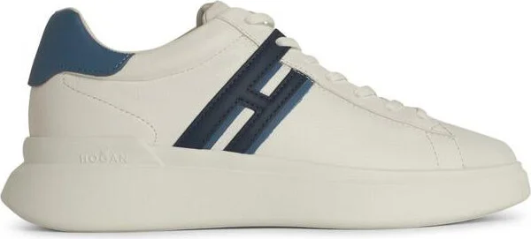 Hogan 'H582' White Leather Sneakers