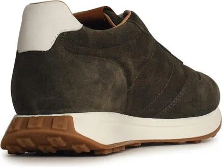 Hogan 'H601' Green Leather Sneakers - Image 3