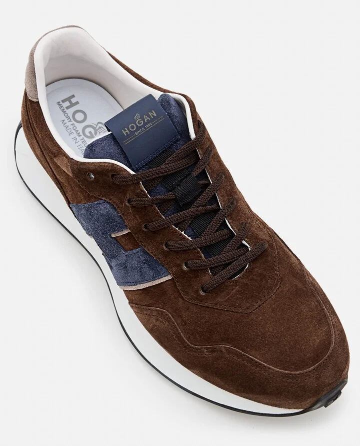Hogan H601 Leather Low-top Sneakers - Image 4