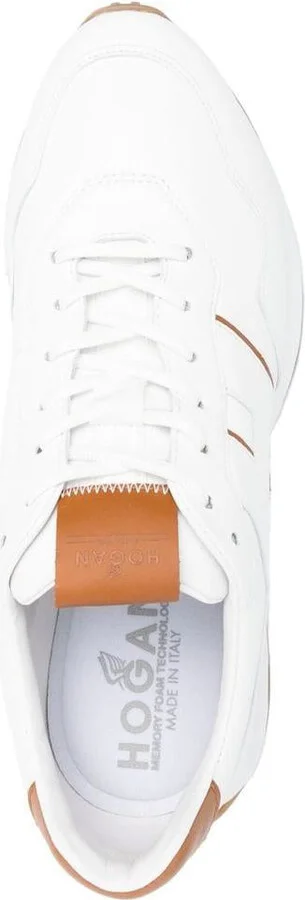 Hogan H601 Leather Sneakers - Image 3