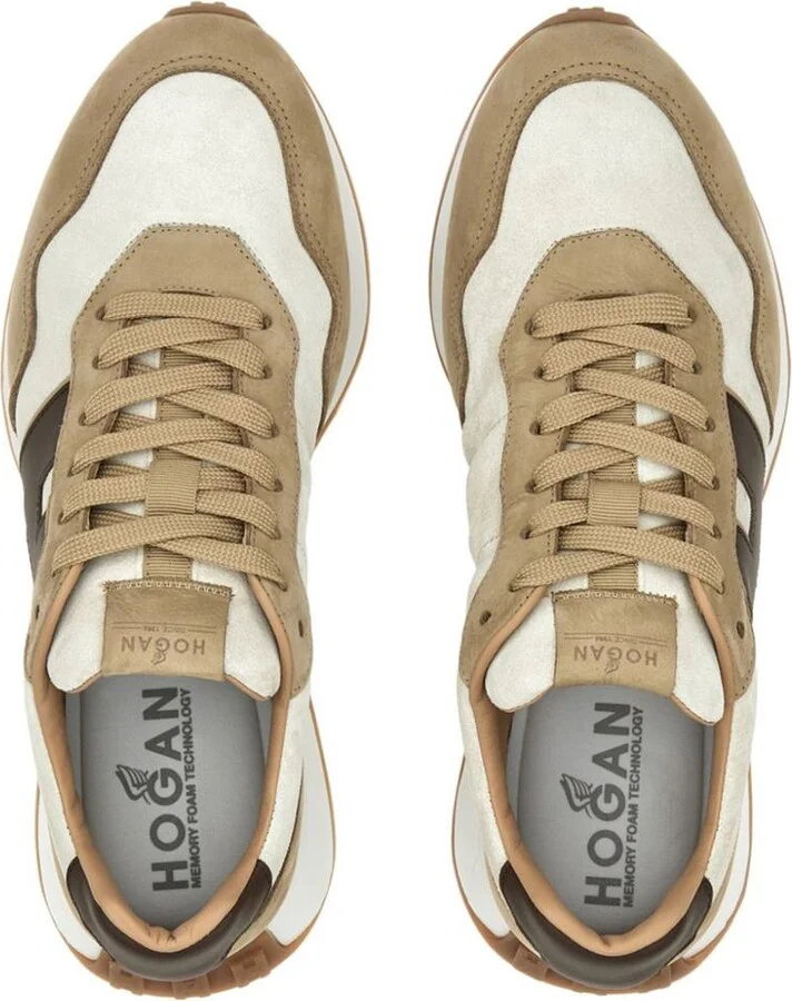 Hogan H601 Leather Sneakers - Image 3