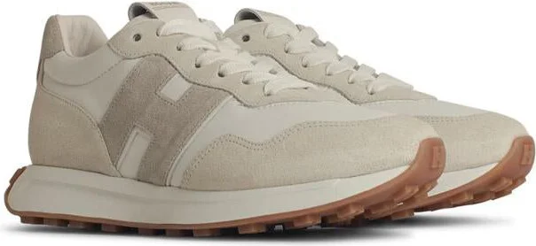 Hogan 'H602' White Leather Sneakers - Image 2