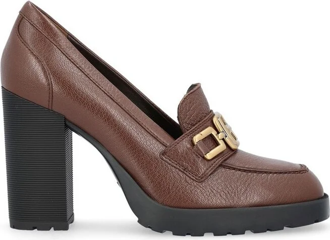 Hogan H623 Logo-Plaque Loafer Pumps