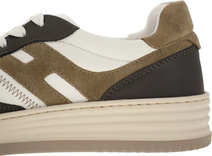 Hogan H630 - Leather Lace-Up Trainers - Image 7