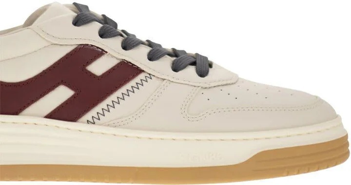 Hogan H630 - Leather Lace-Up Trainers - Image 6