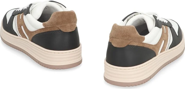 Hogan H630 Leather Low-top Sneakers - Image 4