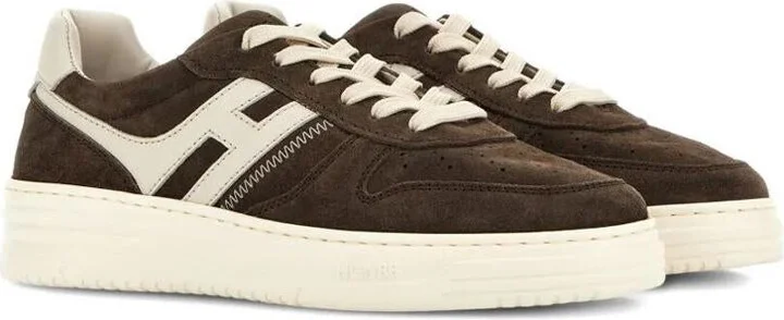 Hogan H630 Suede And Leather Sneakers Shoes - Image 2