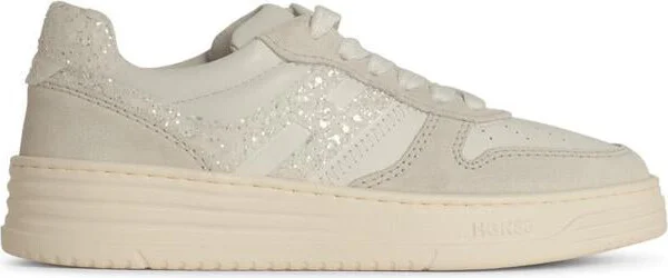 Hogan 'H630' White Leather Sneakers