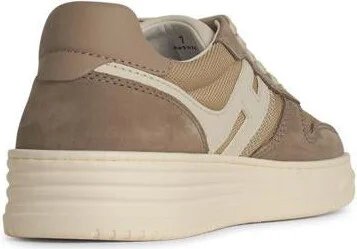 Hogan 'H631' Beige Fabric Sneakers - Image 3