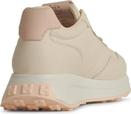 Hogan 'H641' Beige Leather Sneakers - Image 3
