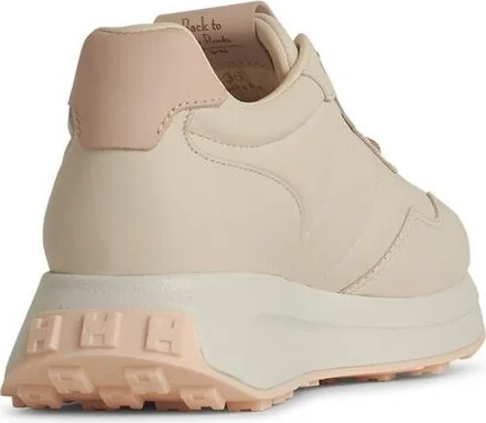 Hogan 'H641' Beige Leather Sneakers - Image 3