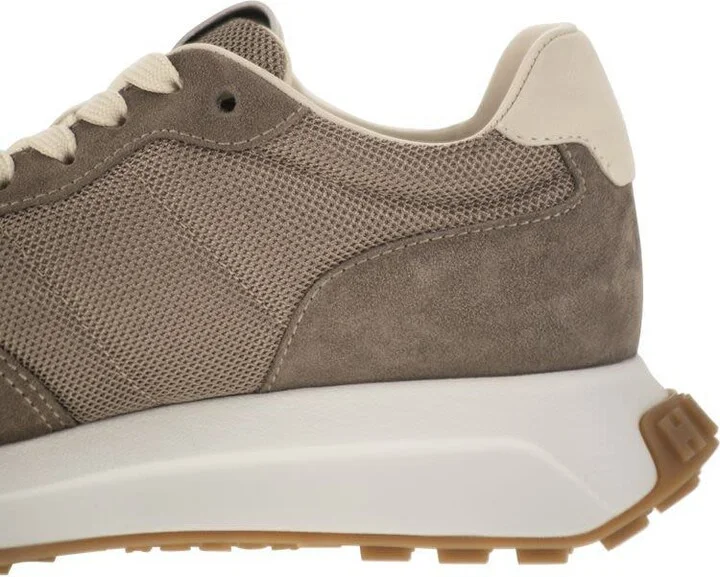 Hogan H641 - Leather And Canvas Trainers - Image 7