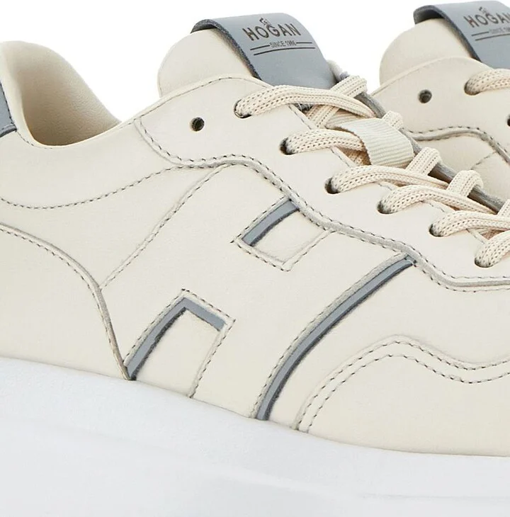 Hogan H641 Leather Sneakers - Image 5