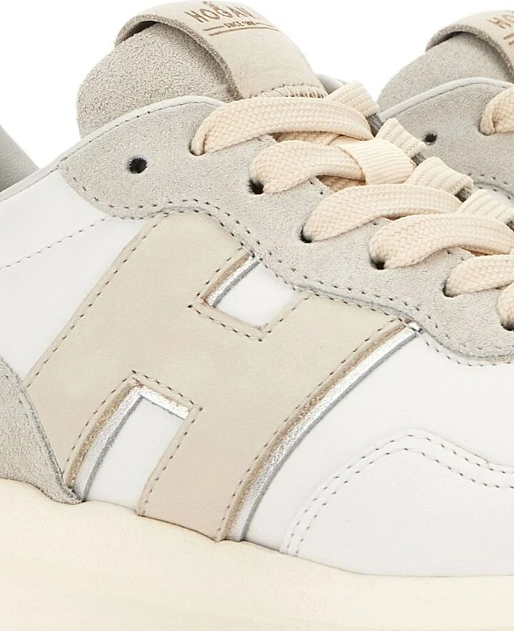 Hogan H641 Leather Sneakers - Image 5