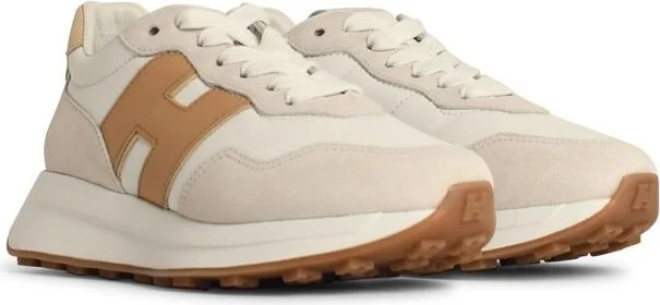 Hogan 'H641' White Leather Sneakers - Image 2