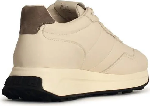 Hogan 'H642' Ivory Leather Sneakers - Image 3