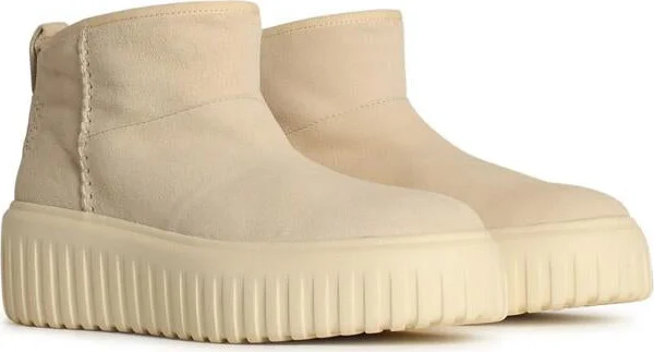 Hogan 'H645' Cream Leather Ankle Boots - Image 2