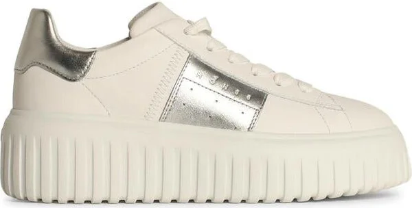 Hogan 'H645' White Leather Sneakers