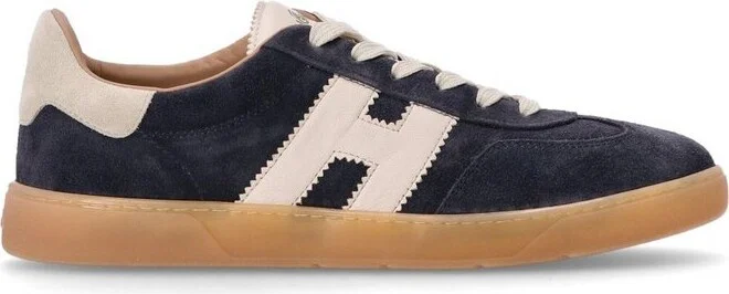 Hogan H647 Logo-Patch Low-Top Sneakers