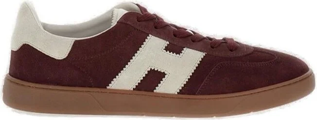 Hogan H647 Logo-Patch Low-Top Sneakers