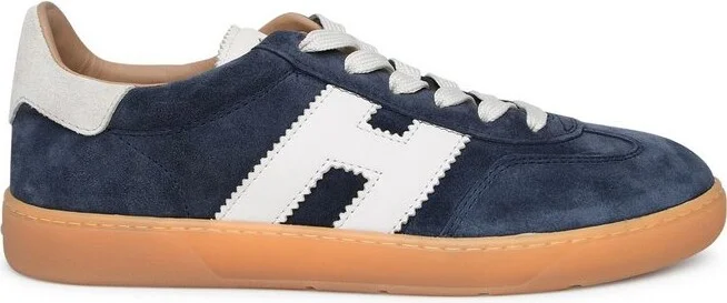 Hogan H647 Logo-Patch Low-Top Sneakers