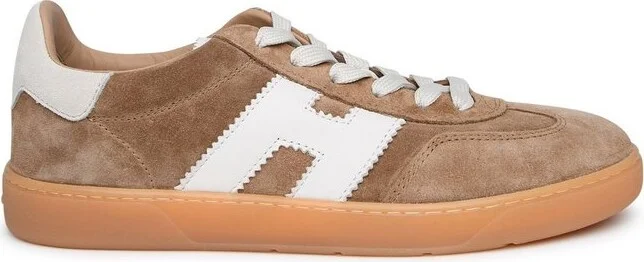 Hogan H647 Logo-Patch Low-Top Sneakers