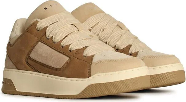 Hogan 'H667' Beige Leather Sneakers - Image 2