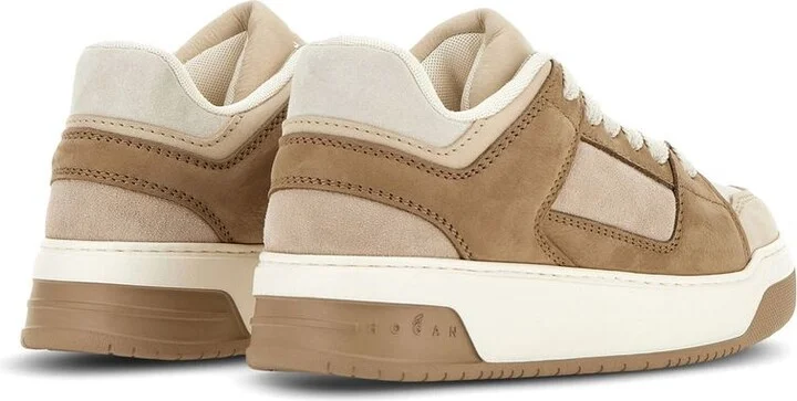 Hogan 'H667' Beige Leather Sneakers - Image 3