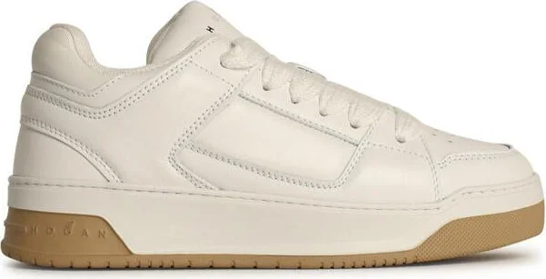Hogan 'H667' White Leather Sneakers