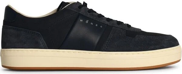 Hogan 'H668' Navy Leather Sneakers - Image 2