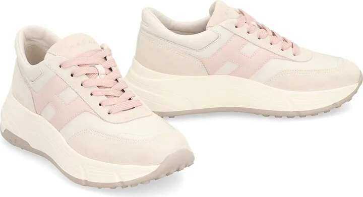 Hogan H669 Leather Low-Top Sneakers - Image 3