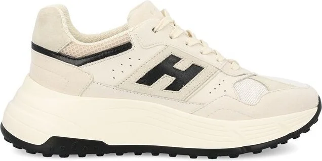 Hogan H669 Round-Toe Lace-Up Sneakers