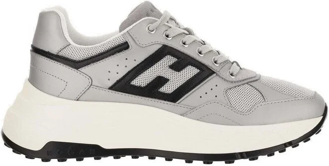 Hogan H669 Side Logo Patch Low-Top Sneakers