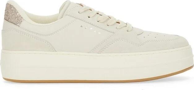 Hogan H670 Glittered Lace-Up Sneakers
