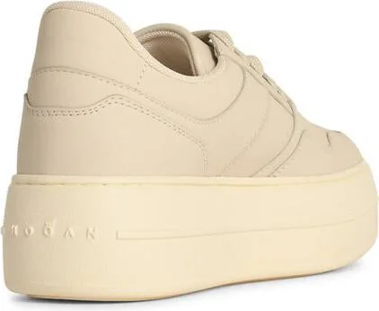 Hogan 'H670' Ivory Leather Sneakers - Image 3