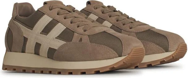 Hogan 'H671' Beige Fabric Sneakers - Image 2