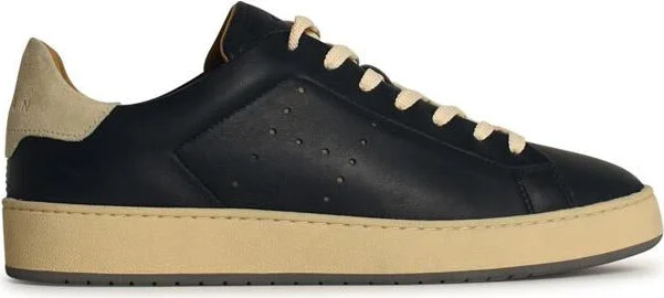 Hogan 'H672' Blue Leather Sneakers