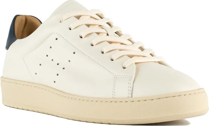 Hogan H672 Ivory And Blue Sneakers - Image 3