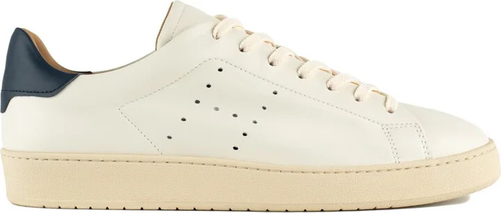Hogan H672 Ivory And Blue Sneakers