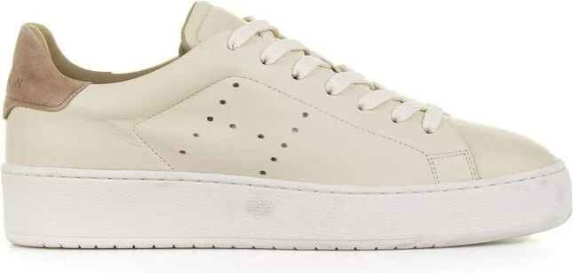 Hogan H672 Round Toe Lace-Up Sneakers