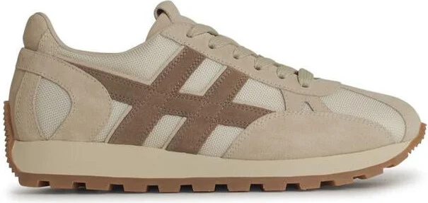 Hogan 'H672' White Fabric Sneakers