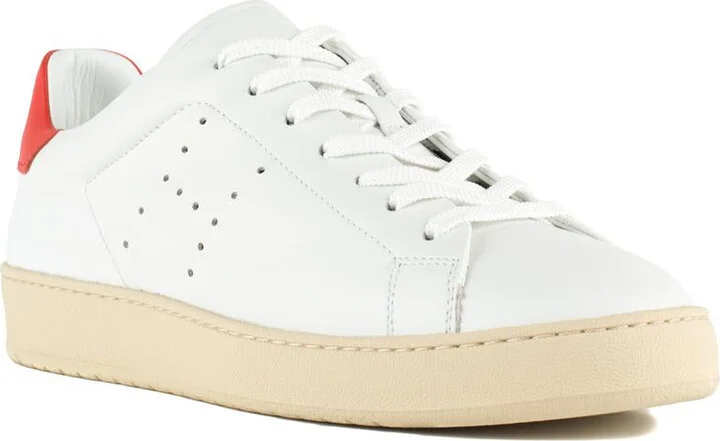 Hogan H672 White Sneakers With Red Heel - Image 3