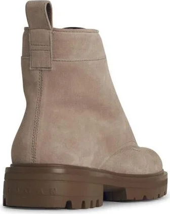 Hogan 'H673' Beige Suede Boots - Image 3