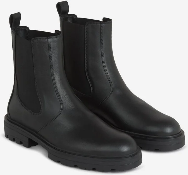 Hogan 'H673' Black Leather Boots - Image 5