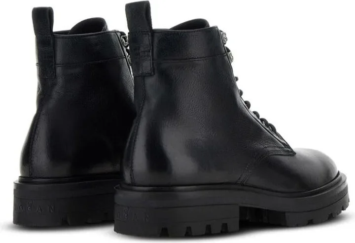 Hogan H673 Combact Boots Shoes - Image 4